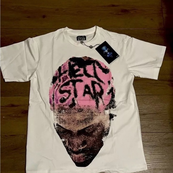 HELLSTAR Dennis Rodman Bad Boy T-Shirt w Pink Designer Size M,L,XL - Picture 1 of 5